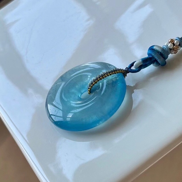 ⭐︎【高級】天然 アクアマリン ネックレス 18.7g 5