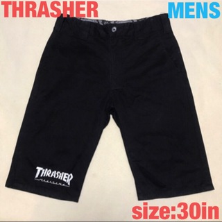 スラッシャー(THRASHER)のTHRASHER メンズ ハーフパンツ サイズ30 スラッシャー ブラック(ショートパンツ)
