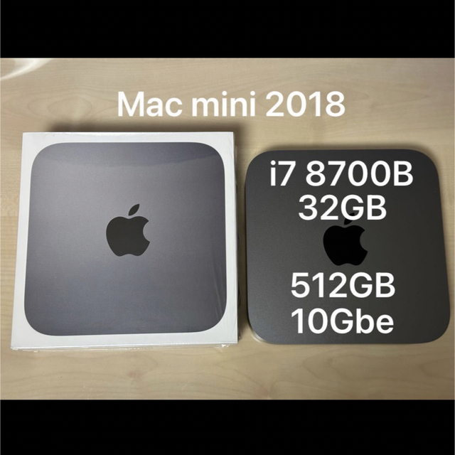 Mac (Apple) - Mac mini 2018 i7 32GB 512GB 10Gbe