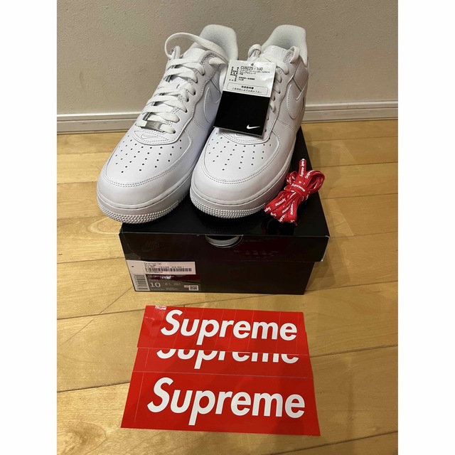 Supreme Nike Air Force 1 Low White 28cm