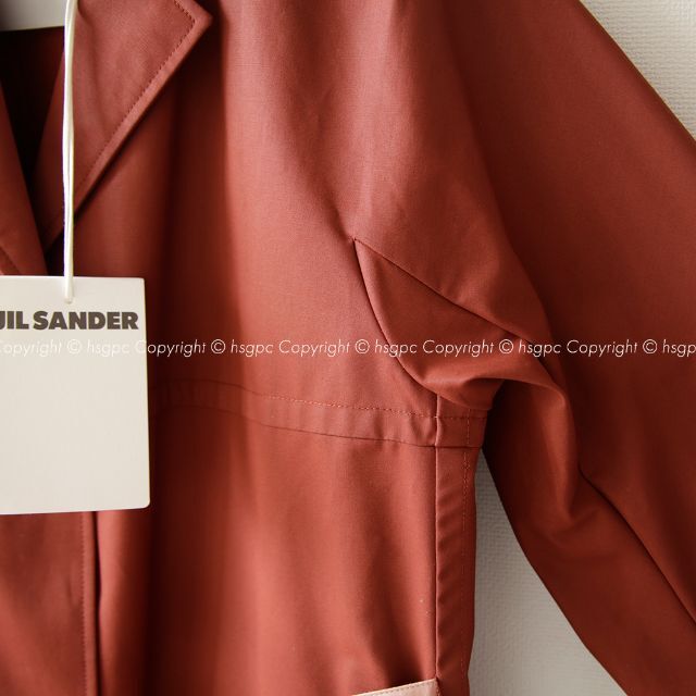 Jil Sander(ジルサンダー)の【定価31万】ジルサンダー ベルテッド テーラー トレンチ コート ジャケット レディースのジャケット/アウター(トレンチコート)の商品写真