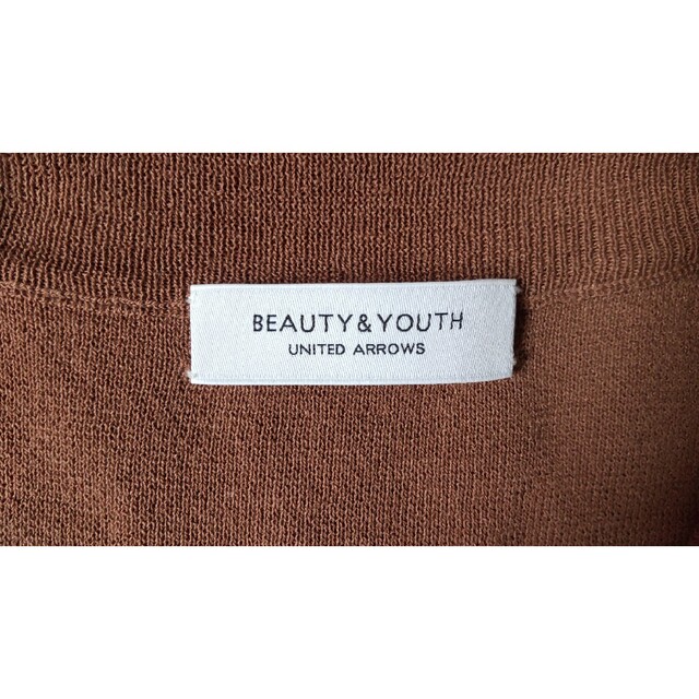 BEAUTY&YOUTH UNITED ARROWS(ビューティアンドユースユナイテッドアローズ)のビューティーアンドユース　ミラノリブスウェット　バルーンシルエット　ブラウン　L メンズのトップス(ニット/セーター)の商品写真