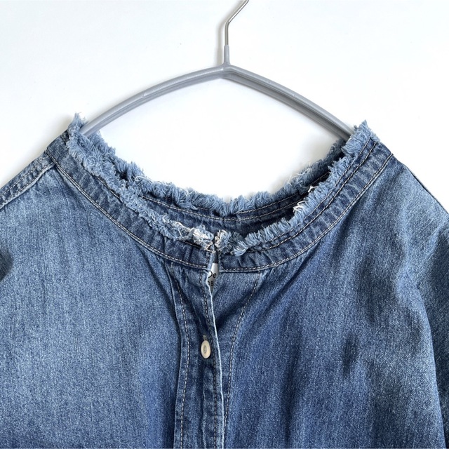 SLOBE IENA(スローブイエナ)のスローブイエナ★ LE DENIM ロングデニムワンピース レディースのワンピース(ロングワンピース/マキシワンピース)の商品写真