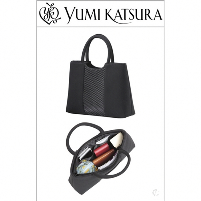 YUMI KATSURA(ユミカツラ)の送料無料YUMI KATSURA 桂由美 ブラックフォーマルバッグ ハンドバッグ レディースのバッグ(ハンドバッグ)の商品写真