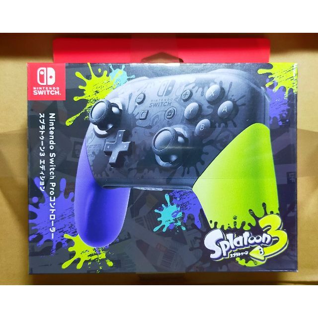 Proコントローラー スプラトゥーン3エディション プロコン 任天堂純正 | フリマアプリ ラクマ Proコントローラー スプラトゥーン3エディション プロコン 任天堂純正 | フリマアプリ ラクマ