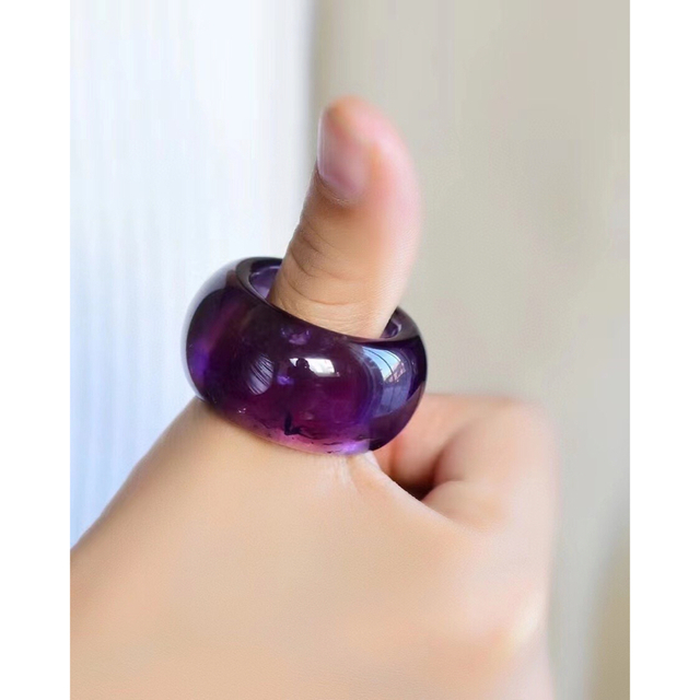 ⭐︎【天然 】アメジスト リング 32g レディースのアクセサリー(リング(指輪))の商品写真