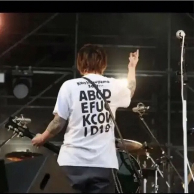 Ken Yokoyama AxFxC Tシャツ　ABCDEFUCKCOVID19