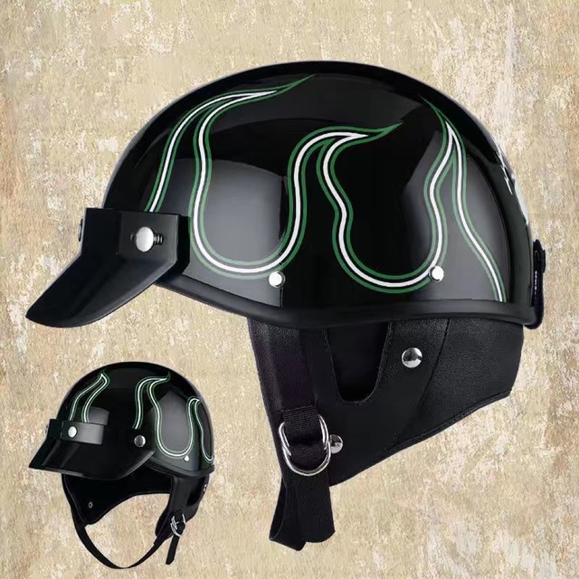 ジェットヘルメット ビンテージ ハーレー ハーフヘルメット半キャップ
