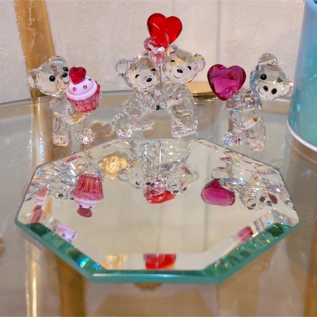 ユウキ様専用 SWAROVSKI クリスベア カップケーキ ハート 3点セット