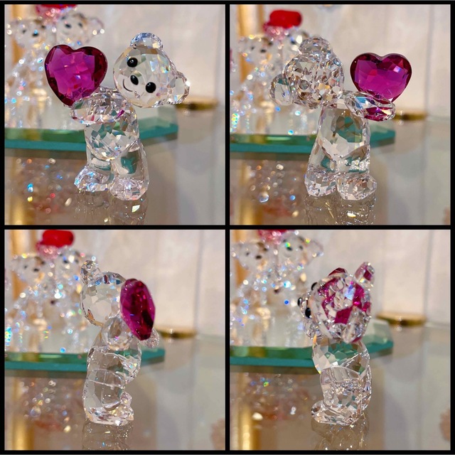 ユウキ様専用 SWAROVSKI クリスベア カップケーキ ハート 3点セット