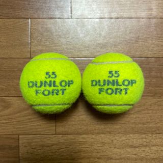 ダンロップ(DUNLOP)のダンロップテニスボール　2個    送料無料　55番(ボール)