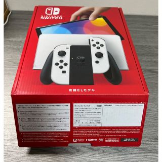 ニンテンドースイッチ(Nintendo Switch)のNintendo Switch 有機ELモデル ホワイト　新品未使用(携帯用ゲーム機本体)