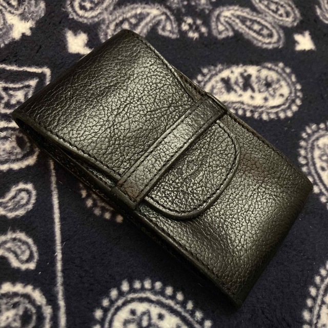 IL BISONTE - 美品 ILBISONTE イルビゾンテ レザー シガーケース 黒 本 ... 美品 ILBISONTE イルビゾンテ レザー シガーケース 黒 本革 刻印