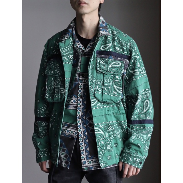 sacai 22ss Bandana Print Blouson