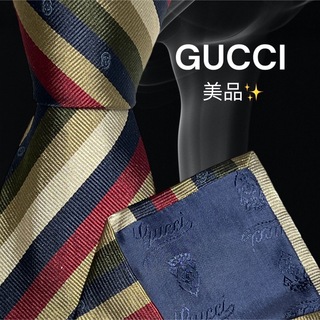 グッチ(Gucci)の【世界最高峰ネクタイ✨美品✨】GUCCI マルチカラー GG柄(ネクタイ)