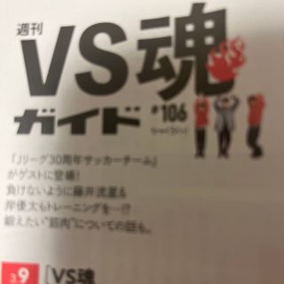 ジャニーズ(Johnny's)のVS魂ガイド 106 TVガイド関東版 2023年 3/10号(音楽/芸能)