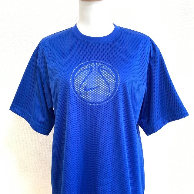 NIKE(ナイキ)のNIKE ナイキ　メッシュ　半袖　バスケ　ブルー Sサイズ メンズのトップス(Tシャツ/カットソー(半袖/袖なし))の商品写真