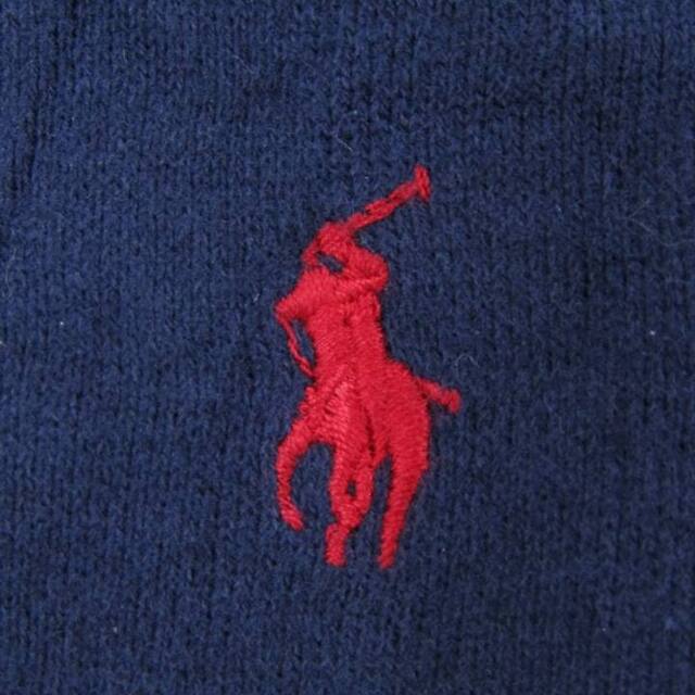 POLO RALPH LAUREN(ポロラルフローレン)のポロ・ラルフローレン 裏起毛スウェット ジップパーカー アウター ベビー 男の子用 90/52サイズ 紺 POLO RALPH LAUREN キッズ/ベビー/マタニティのベビー服(~85cm)(その他)の商品写真