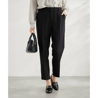 ロペピクニック(Rope' Picnic)の【ブラック（01）】Powder Twill Stretch テーパードパンツ(その他)