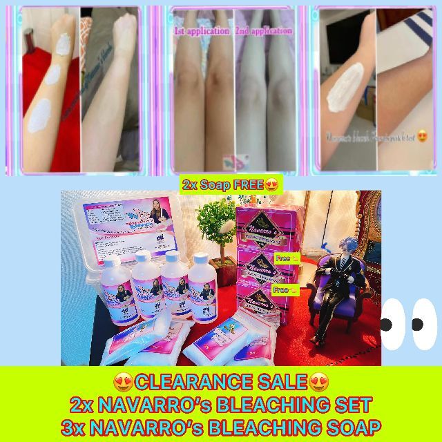 CLEARANCE SALE NAVARRO’s BLEACHING SET