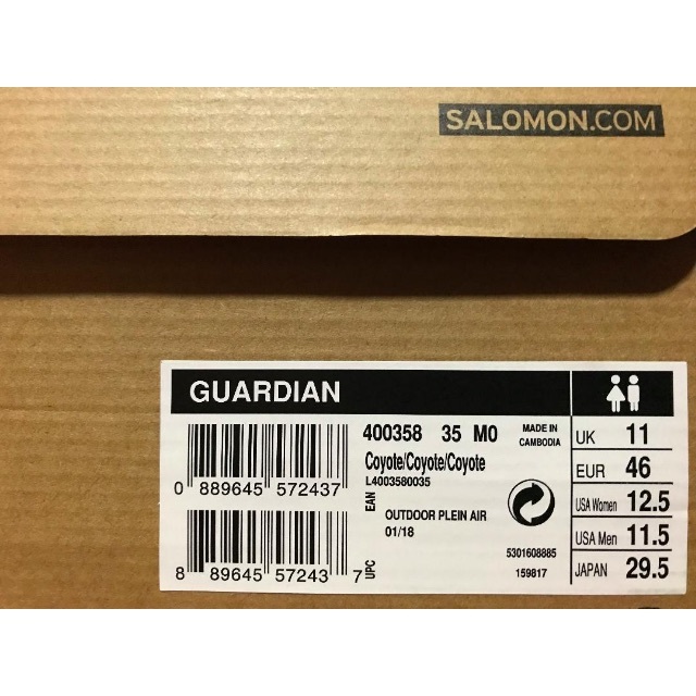 SALOMON(サロモン)のSALOMON Guardian 29.5cm Coyote タクテイカルブーツ メンズの靴/シューズ(ブーツ)の商品写真