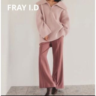 フレイアイディー(FRAY I.D)のFRAY I.D フレイ アイディー ハイウエストバックスリットパンツ (カジュアルパンツ)