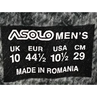 ASOLO Fugitive GTX US10.5 タクテイカルブーツ ブラックの通販 by