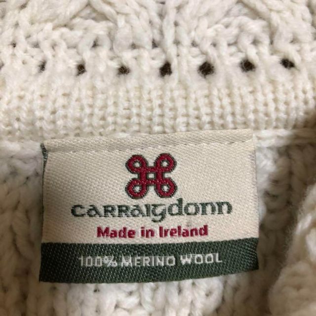 CARRAIG DONN(キャレイグドン)のCarraig Donn アランニット フィッシャーマン カーディガン レディースのトップス(カーディガン)の商品写真