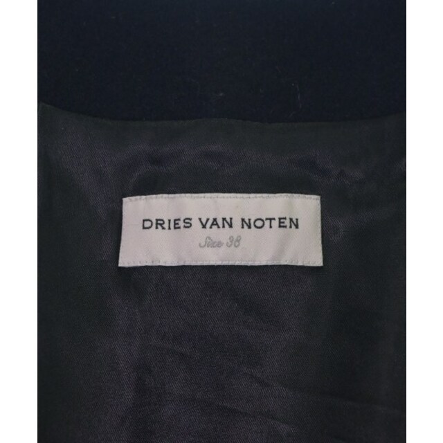 DRIES VAN NOTEN ノーカラージャケット 38(S位) 黒ボタン柄