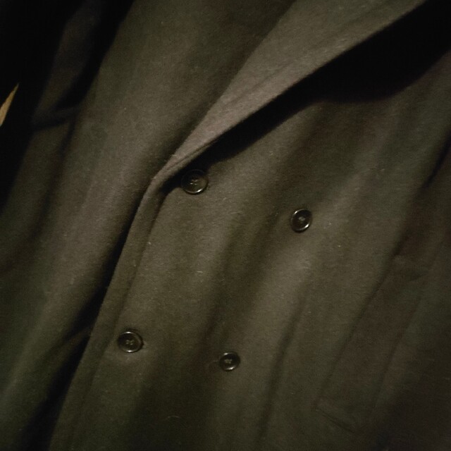 unrelaxing(アンリラクシング)のアンリラクシング ウール オーバーサイズ チェスターコート ロングコート メンズのジャケット/アウター(チェスターコート)の商品写真
