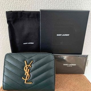 サンローラン グリーン 財布(レディース)の通販 26点 | Saint Laurent