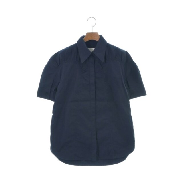 JIL SANDER ジルサンダー カジュアルシャツ 34(XXS位) 紺 | www