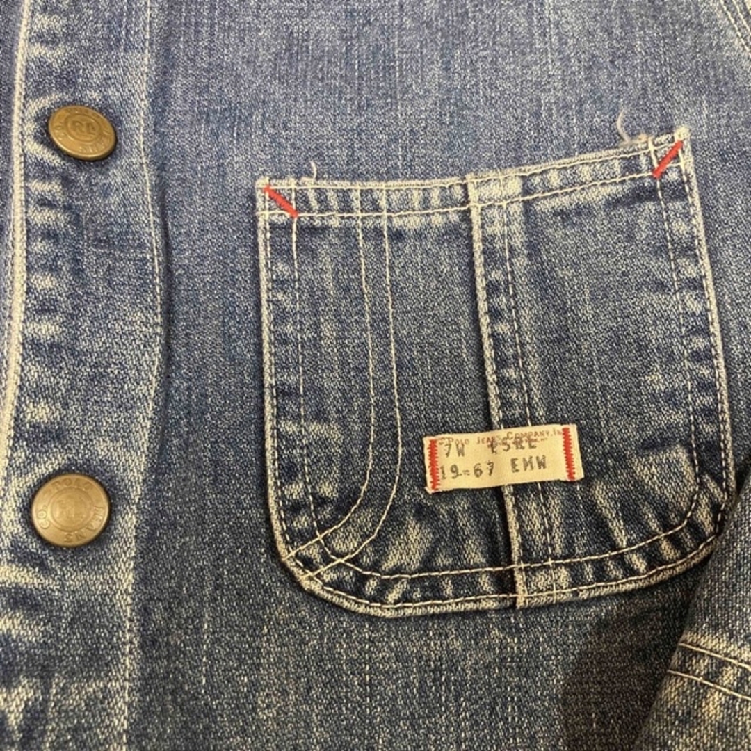 Ralph Lauren(ラルフローレン)のPOLO JEANS キッズカバーオール　デニムジャケット120cm キッズ/ベビー/マタニティのキッズ服男の子用(90cm~)(ジャケット/上着)の商品写真