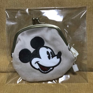 ディズニー(Disney)のミッキーマウス  がま口財布　小銭入れ(コインケース)