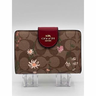 コーチ(COACH)のコーチ COACH  二つ折り財布 C8730 IME7V ワイルドフラワー(財布)