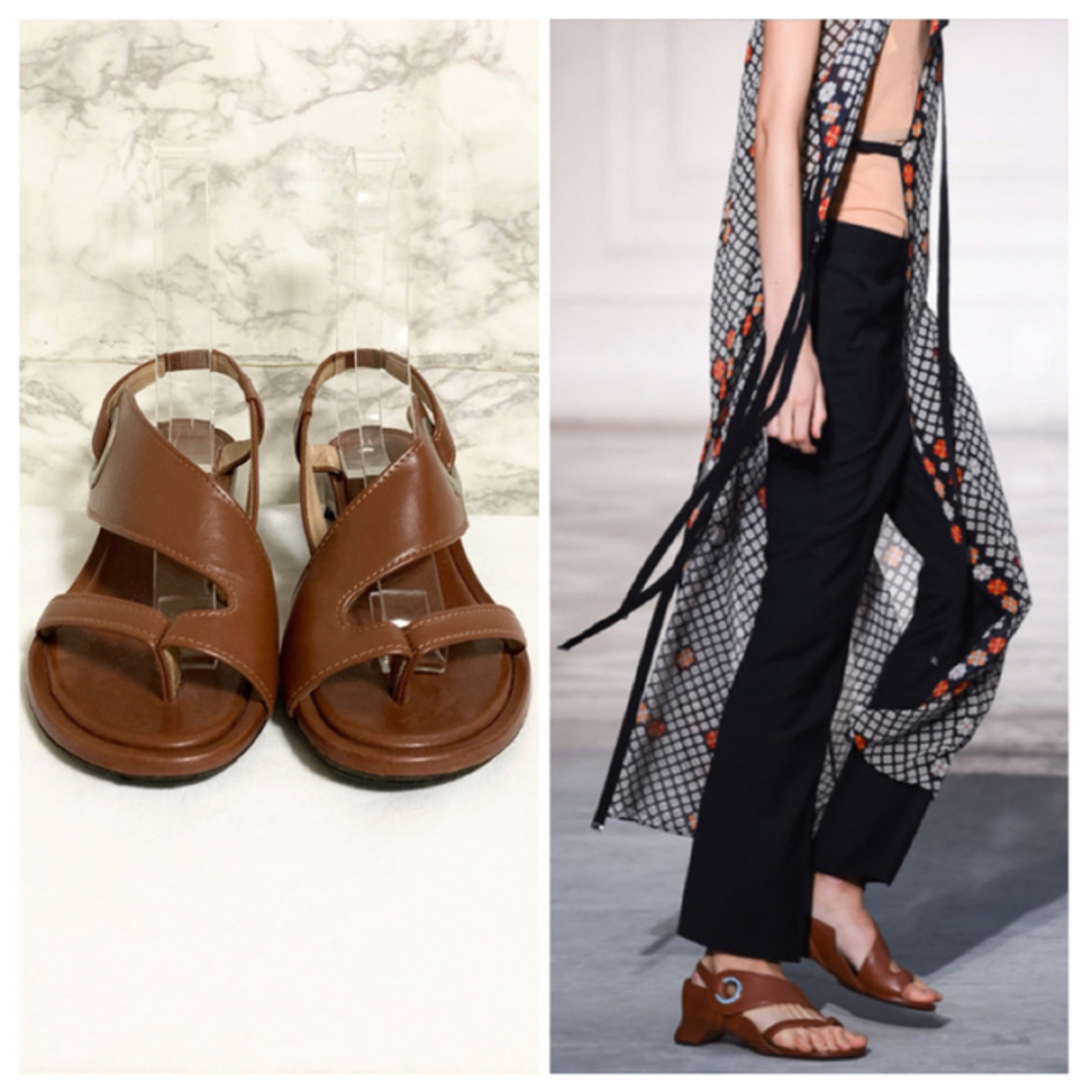 【極美品 15SS LOOK使用】Martin Margiela レザーサンダル