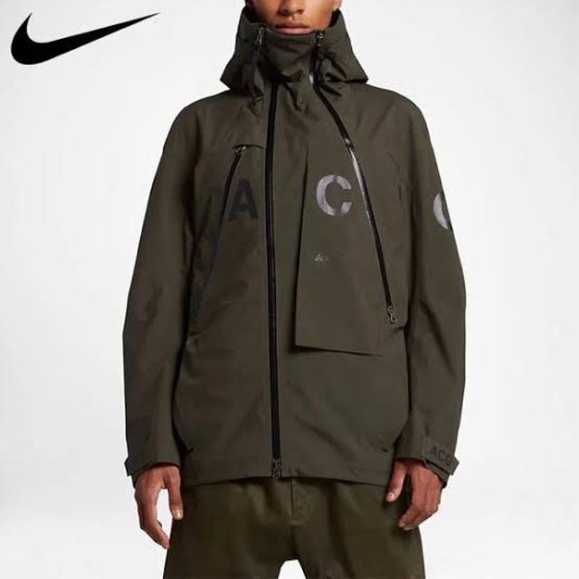 nikelab acg alpine jacket 希少　Sサイズ　カーキ | フリマアプリ ラクマ