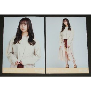 ノギザカフォーティーシックス(乃木坂46)の乃木坂46　鈴木絢音　生写真２枚セミコンプ　ラテ色(アイドルグッズ)