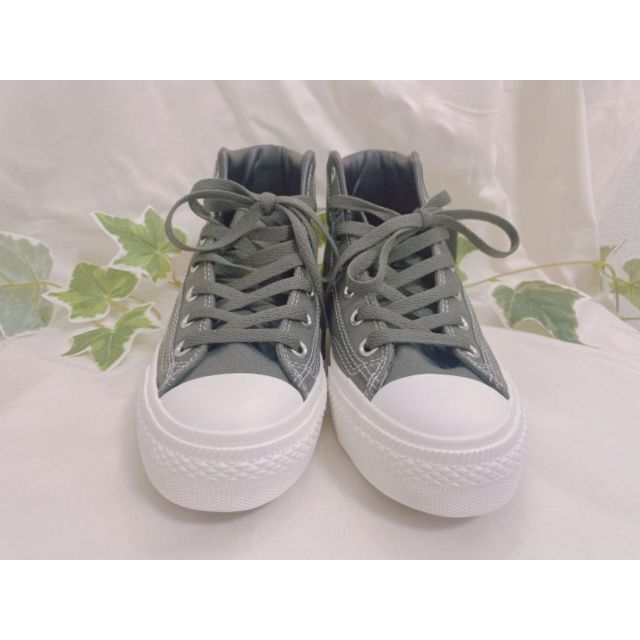 【CONVERSE】コンバースハイカット　カーキ 24㎝ハイカット