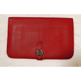 エルメス(Hermes)のエルメス ドゴン GM レッド(財布)