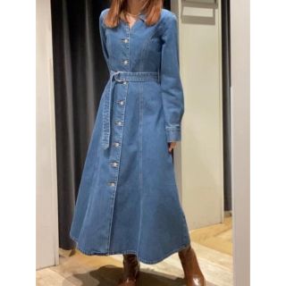 マウジー(moussy)のMOUSSY♡DENIM MAXI SHIRT ドレス(ロングワンピース/マキシワンピース)