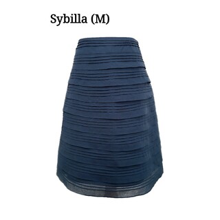シビラ(Sybilla)の美品 sybilla シビラ　段フリルスカート(ひざ丈スカート)