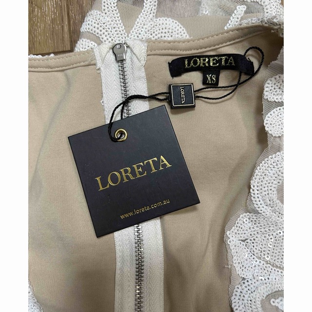 新品未使用　LORETA スパンコールミニドレス レディースのフォーマル/ドレス(その他ドレス)の商品写真
