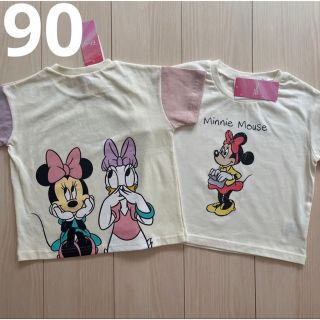 ディズニー(Disney)の【Disney】ピンク ミニー Tシャツ 2点セット 90(Tシャツ/カットソー)