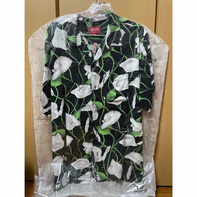 18ss Supreme Lily Rayon Shirt M 納品書原本あり