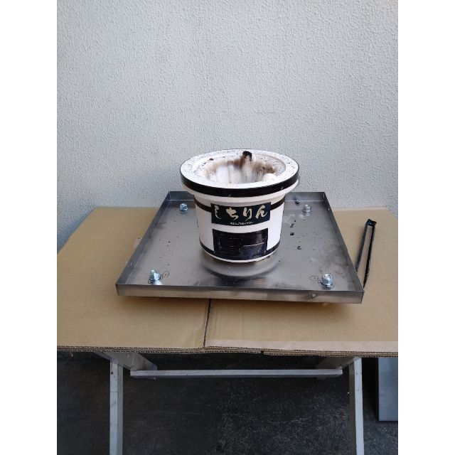 ステンレス製 七輪釜 焼きいも 焼けます やき芋機器 炭火 遠 ステンレス製 七輪釜 焼きいも 焼けます やき芋機器 炭火 遠
