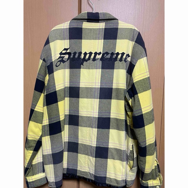 supreme quilted flannel shirt