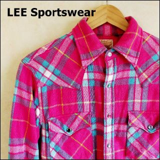 リー(Lee)のLee リー 厚手 ネルシャツ チェックシャツ 古着 ウエスタンシャツ(シャツ)