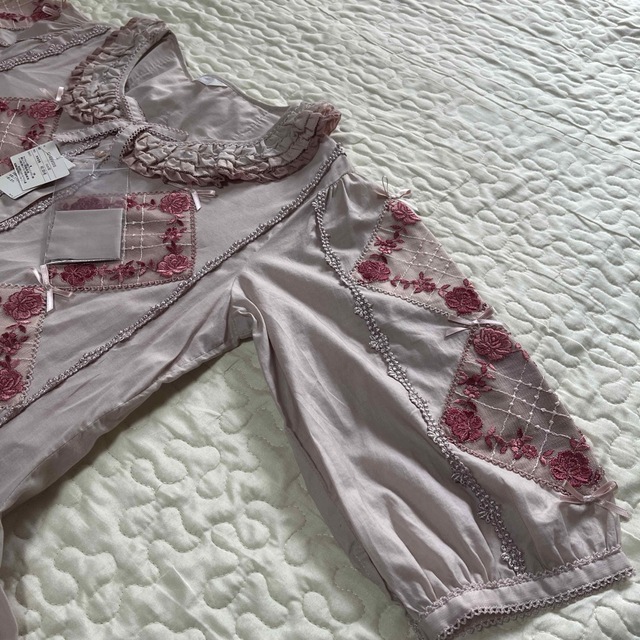 新品未使用タグ付き❣️ピンクハウス❣️綿ローンローズのレースが素敵なワンピース💕