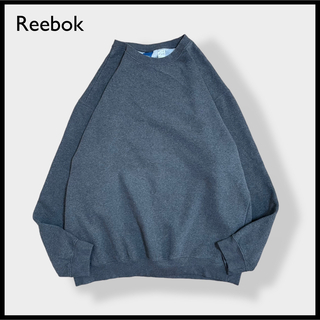 リーボック(Reebok)の【Reebok】2XLT ビッグシルエット ワンポイント 刺繍 無地 スウェット(スウェット)